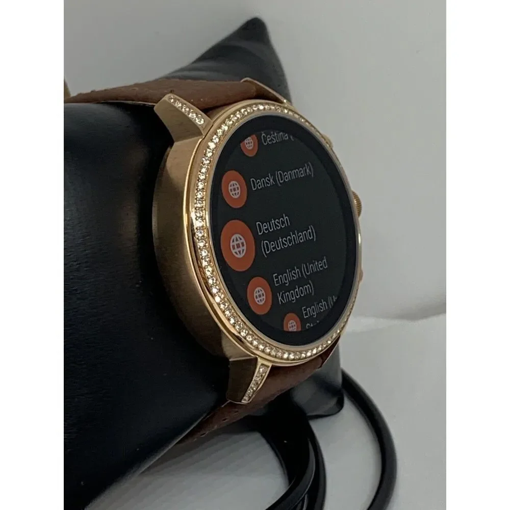 Fossil Gen 4 Authentic Digital Dial Smart Watch Custom Band FTW6011 QT770